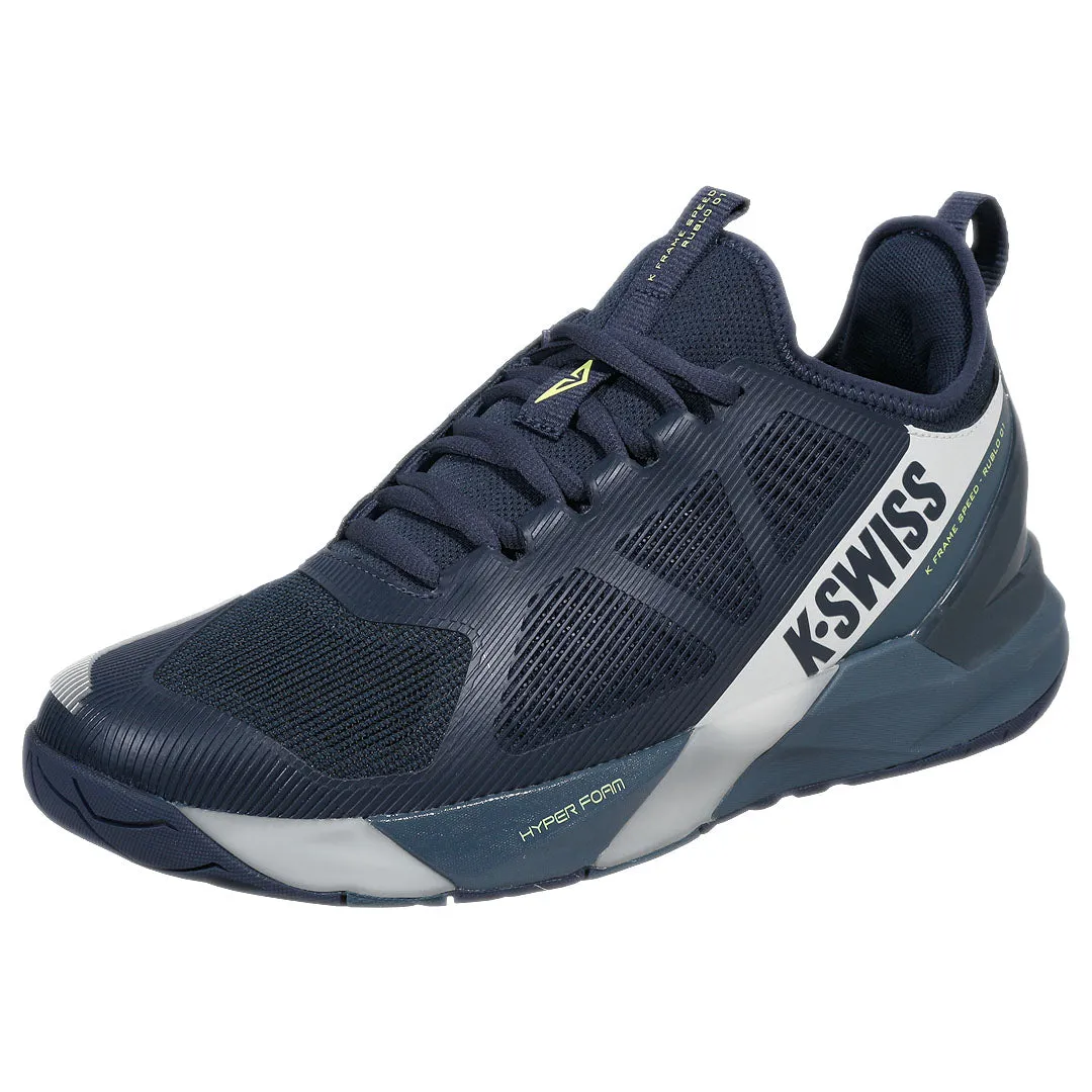 K-Swiss Men's K-Frame Speed Rublo - Naval Academy/Vintage Indigo Smooth Motion Reinforced Eyelets