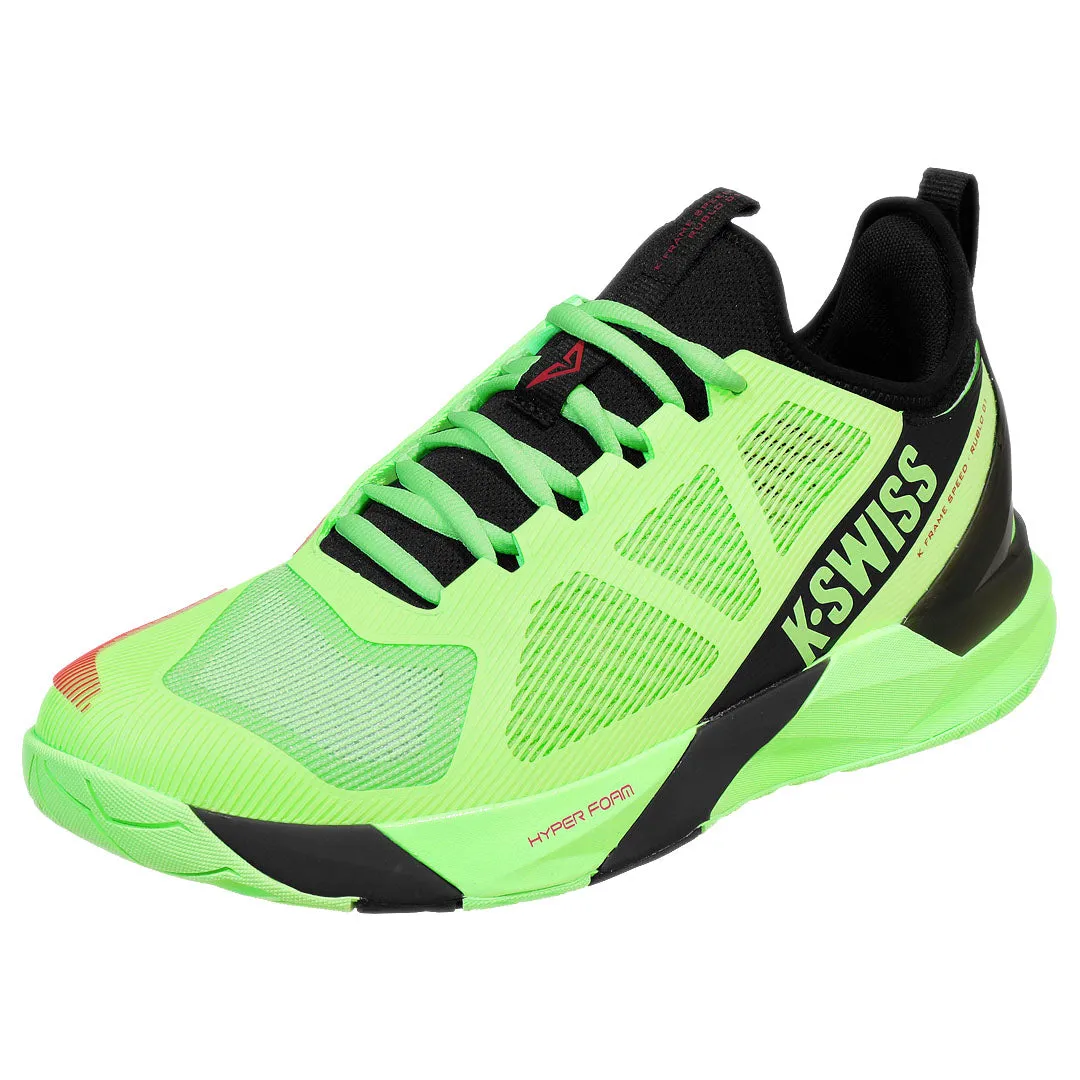 K-Swiss Men's K-Frame Speed Rublo - Soft Neon Green/Black Lightweight Cushioning Versatile Design