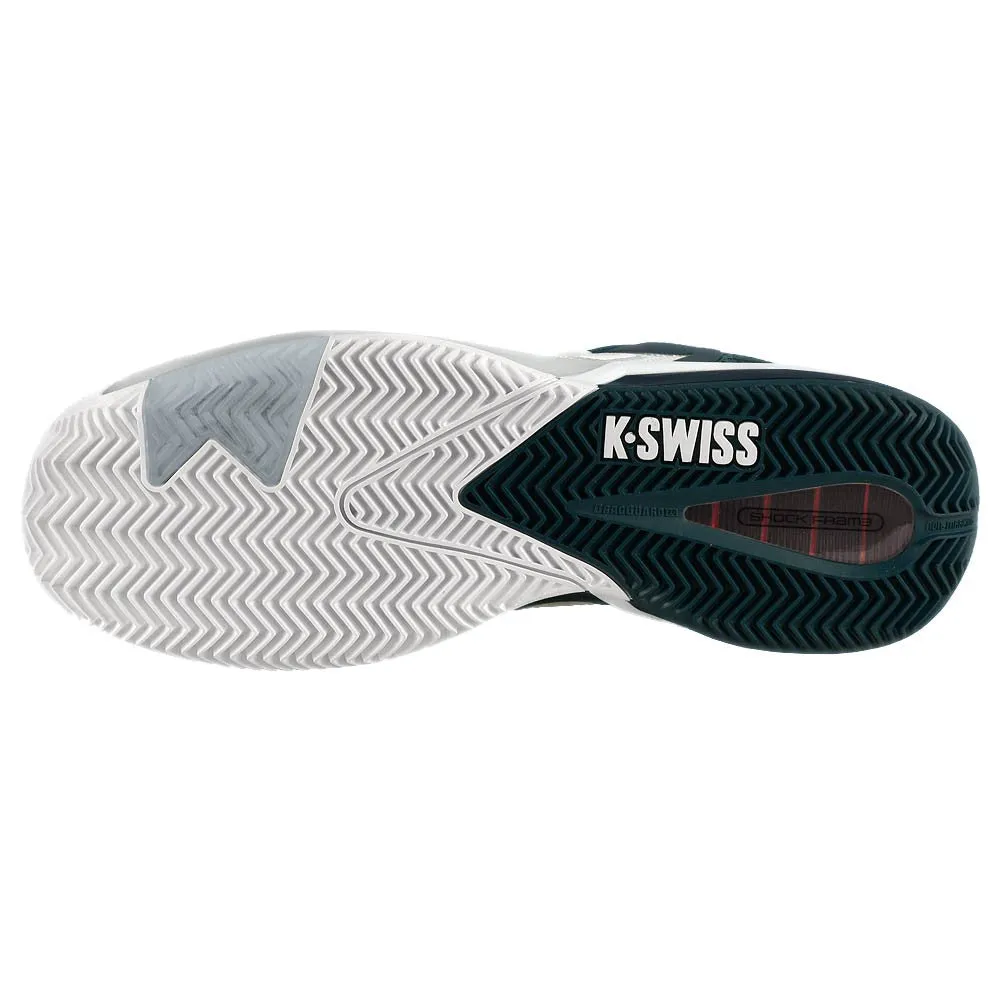Arch Support Innovation Durable Upper K-Swiss Men's Ultrashot 4 - Clay - White/Stargazer