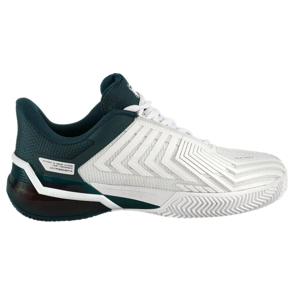 Anti Torsion Plate K-Swiss Men's Ultrashot 4 - Clay - White/Stargazer