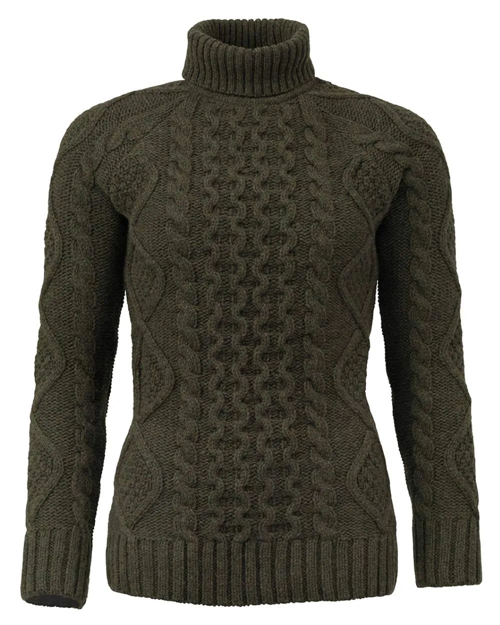Laksen Knightsbridge Cableknit Rollneck Outer Comfort Abrasion Resistant Yarn