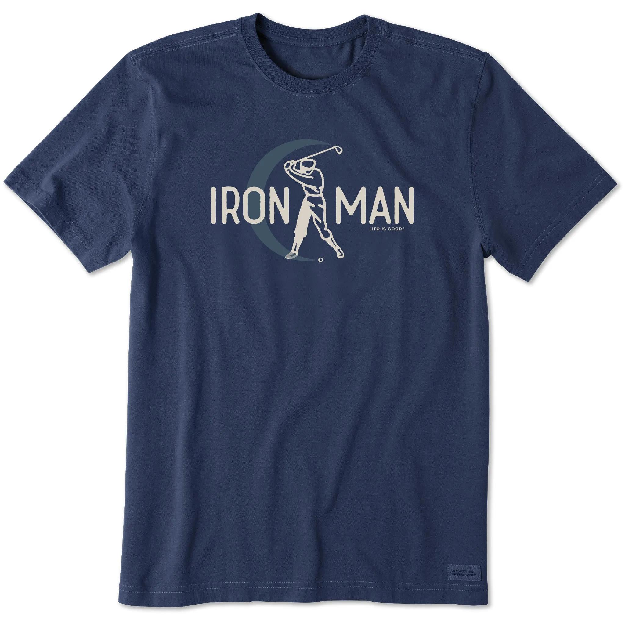 Men's Iron Man Golfer Short Sleeve Tee Non Toxic Printing