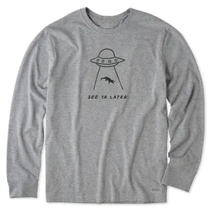 Men's Later Gator Saucer Long Sleeve Crusher Tee SoftTouchFinish