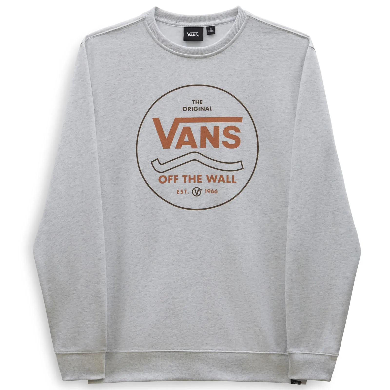 Vans Mens Round Off 2 Crew Neck Pullover Sweatshirt Essential Minimal