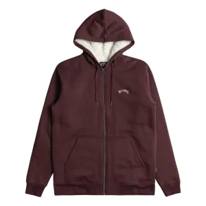 Billabong Mens Full Arch Sherpa Zip Up Fleece Lined Hoodie Hoody Hooded Jumper Bright Hue Animal Print