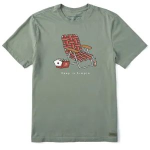 Men's Keep it Simple Chair Short Sleeve Tee Halloween