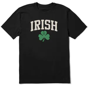 Men's Irish Clover Short Sleeve Crusher Tee Chic Design
