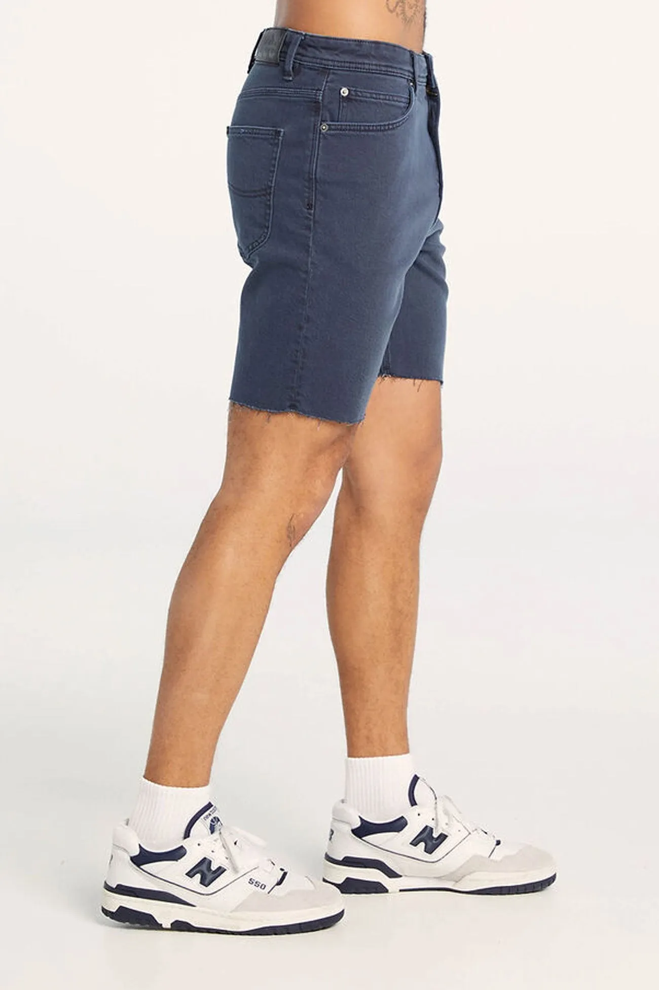 watch checkered pattern L-Two Short Smoke Blue