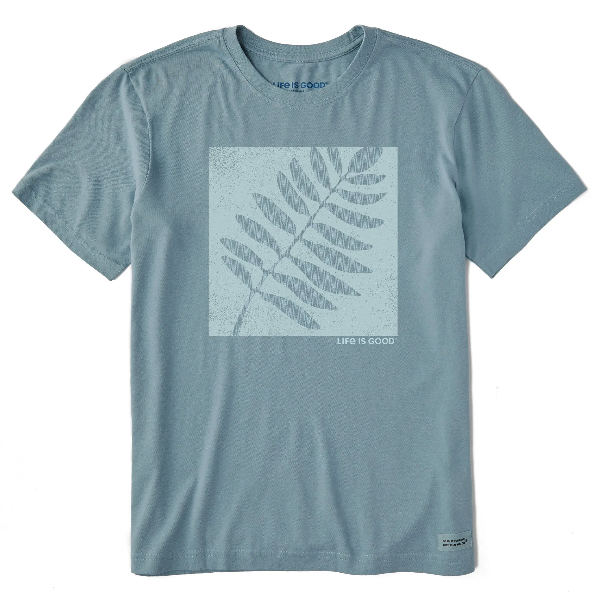 Effortless Comfort Wear Men's Leaf in a Box Short Sleeve Crusher Tee