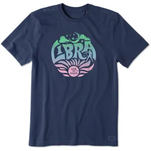 Men's Libra Zodiac Vibes Short Sleeve Crusher Tee Cozy Wear