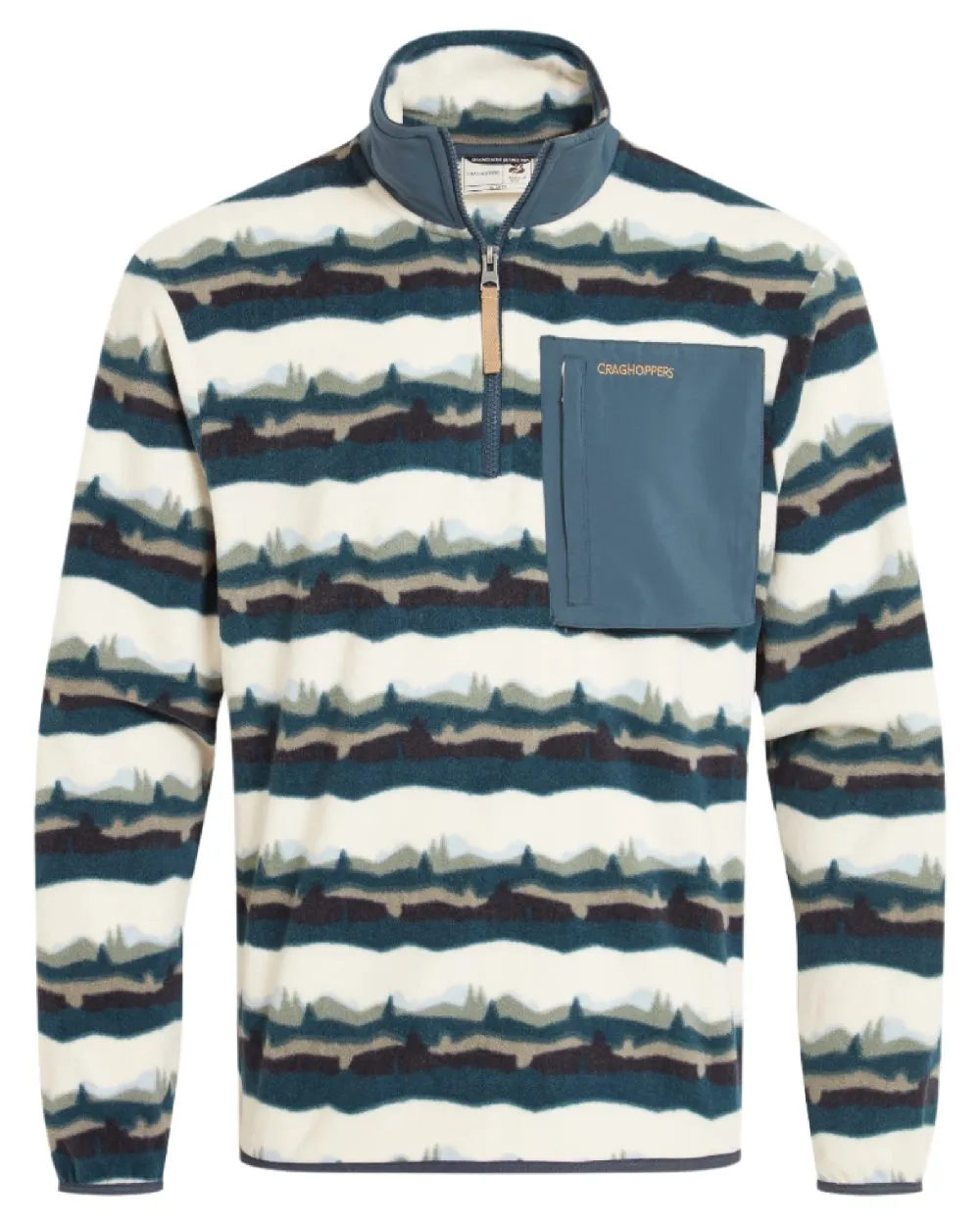 Conscious Fit Craghoppers Mens National Trust Losehill Half Zip Fleece Top