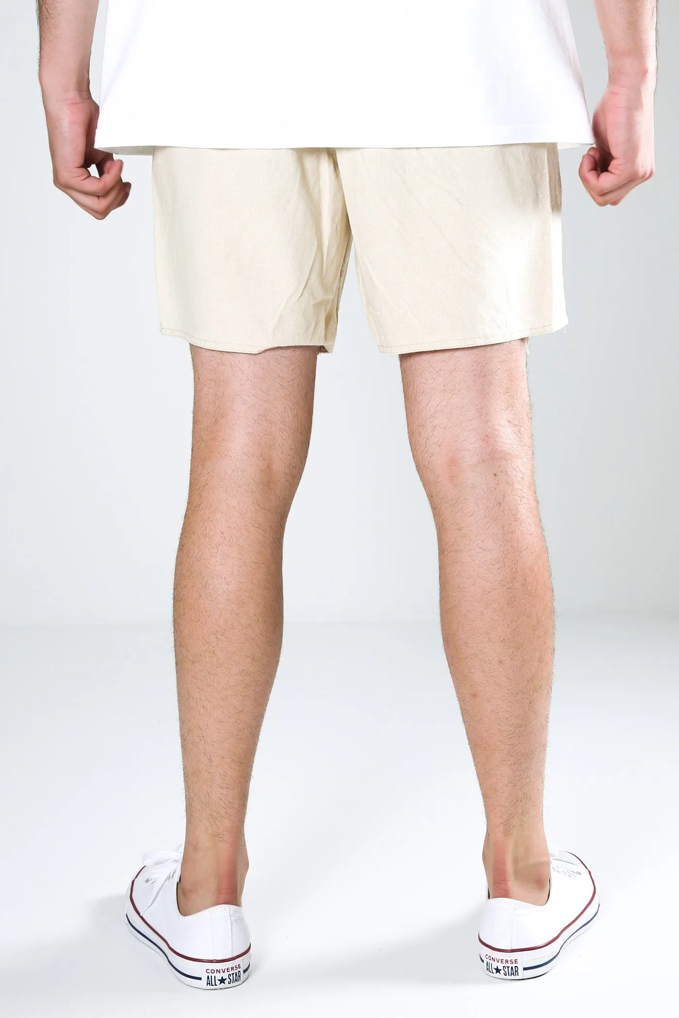 Classic Linen Jam Sand Breathable Mesh Panels Everyday Feel