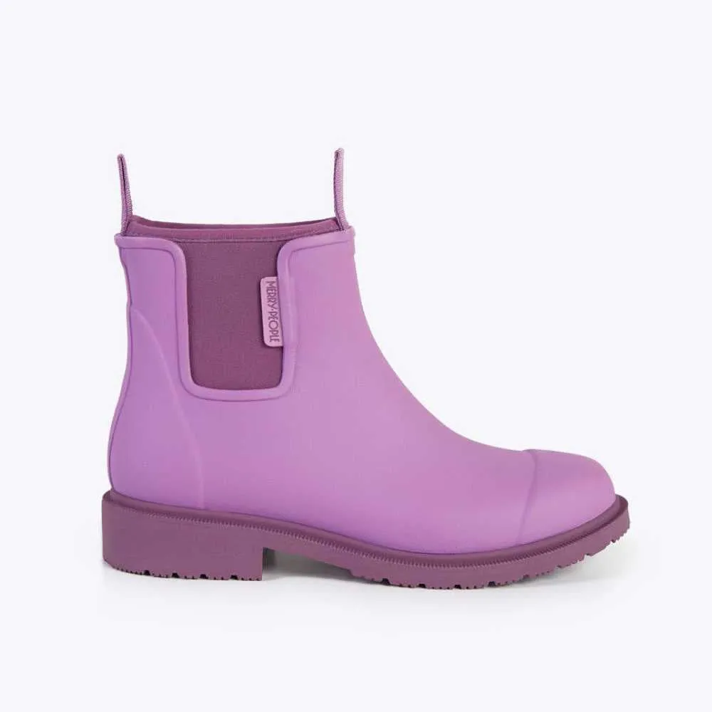 Bobbi Rain Boot in Orchid from Merry People Breathable mesh