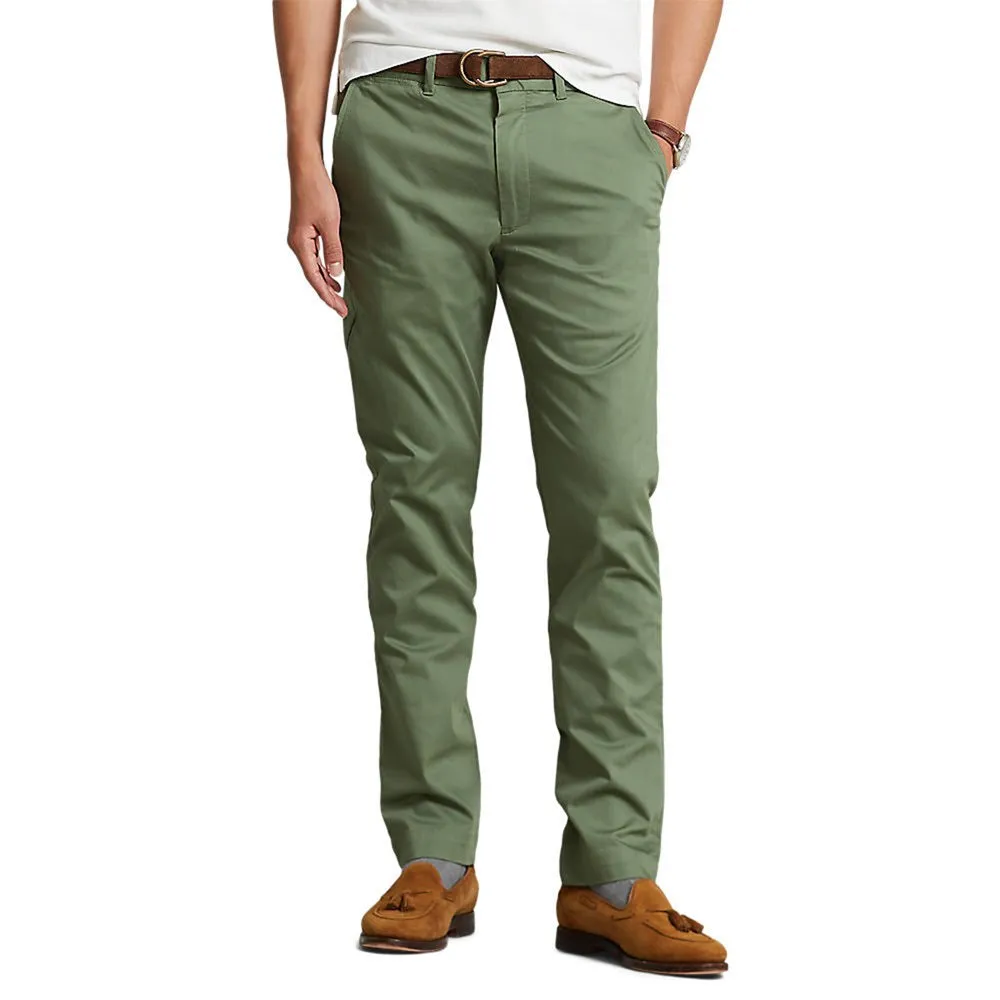 Printed design Ready For Action Polo Performance Ralph Lauren Tailored Fit Performance Chino - Cargo Green