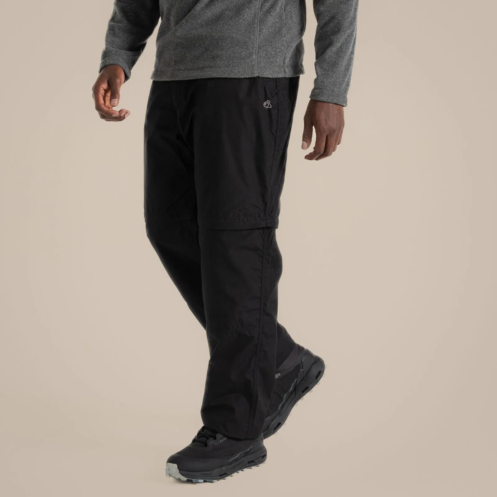 Loose Fit Fashion-Forward Craghoppers Mens Kiwi Convertible Zip Off Walking Trousers