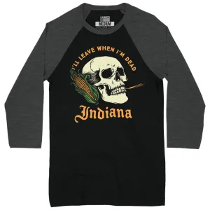 Casual Ease Leave When I'm Dead Baseball Tee ***CLEARANCE***