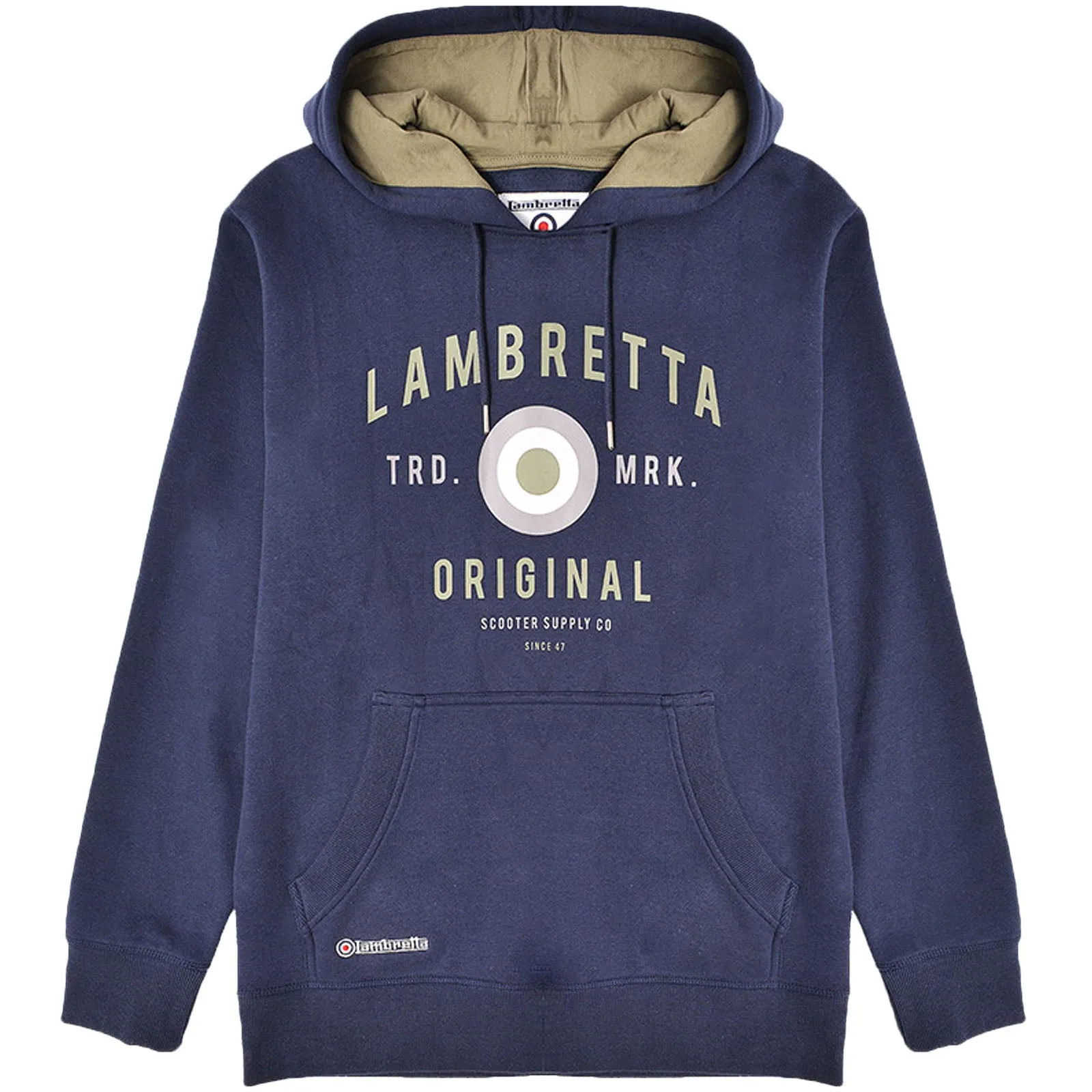 product urban style quotient Outdoor Fit Lambretta Mens Original Target Print Hoodie