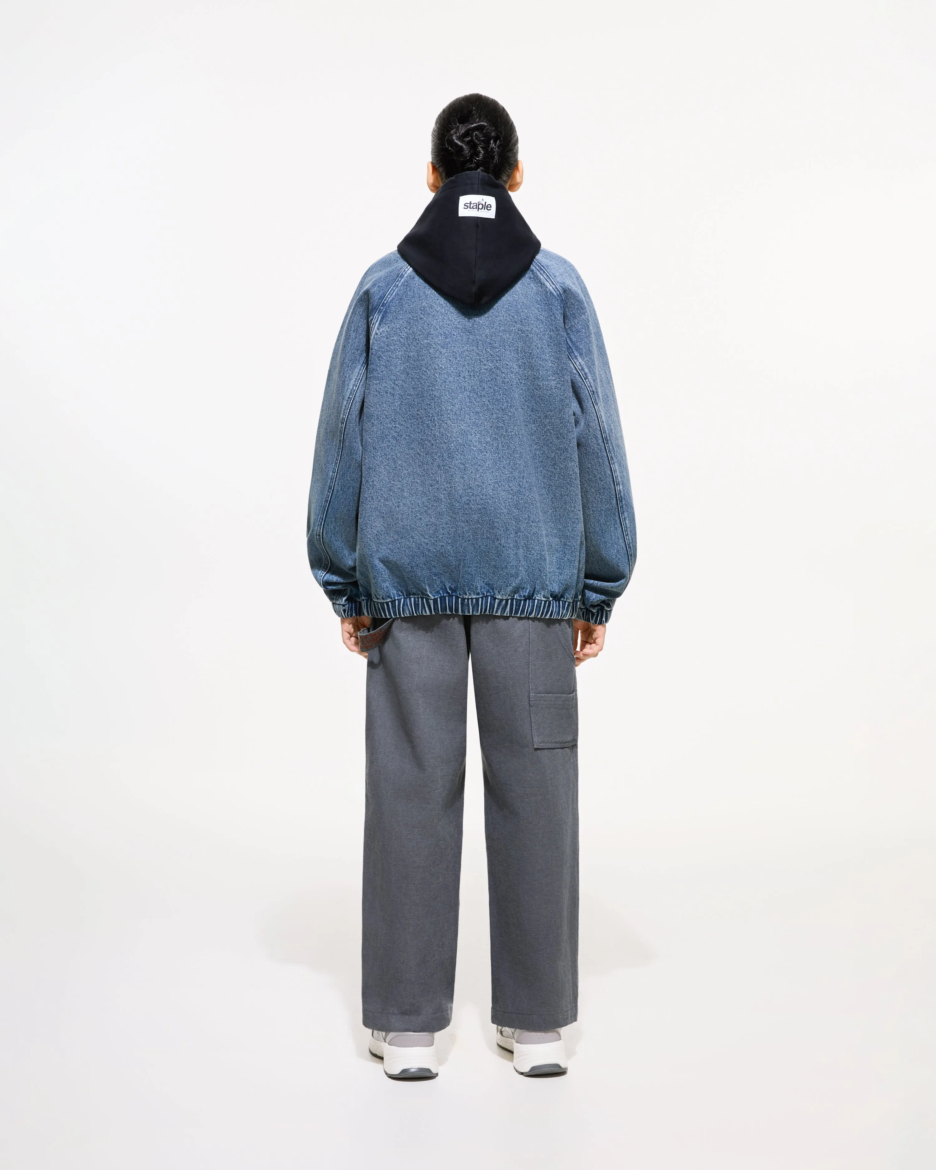 Mantle Denim Jacket Reinforced Hems FoldableStructure