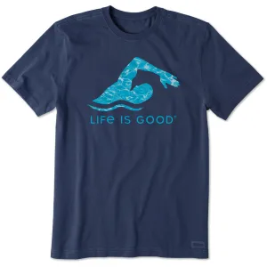 Men's Iridescent Swimmer Crusher-LITE Tee Comfortable And Versatile Easy Fit