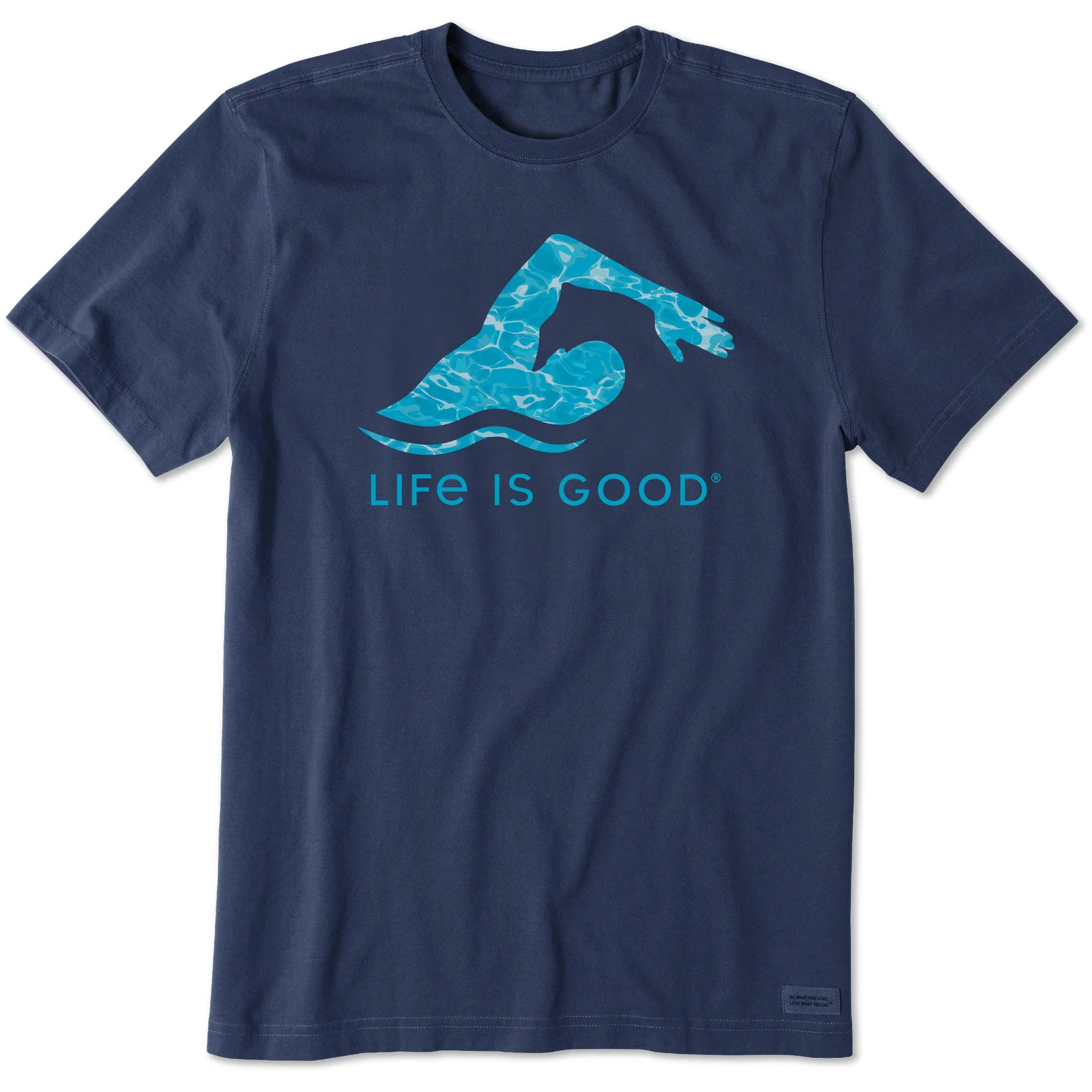 Men's Iridescent Swimmer Crusher-LITE Tee Daily Outfit Style Edgy