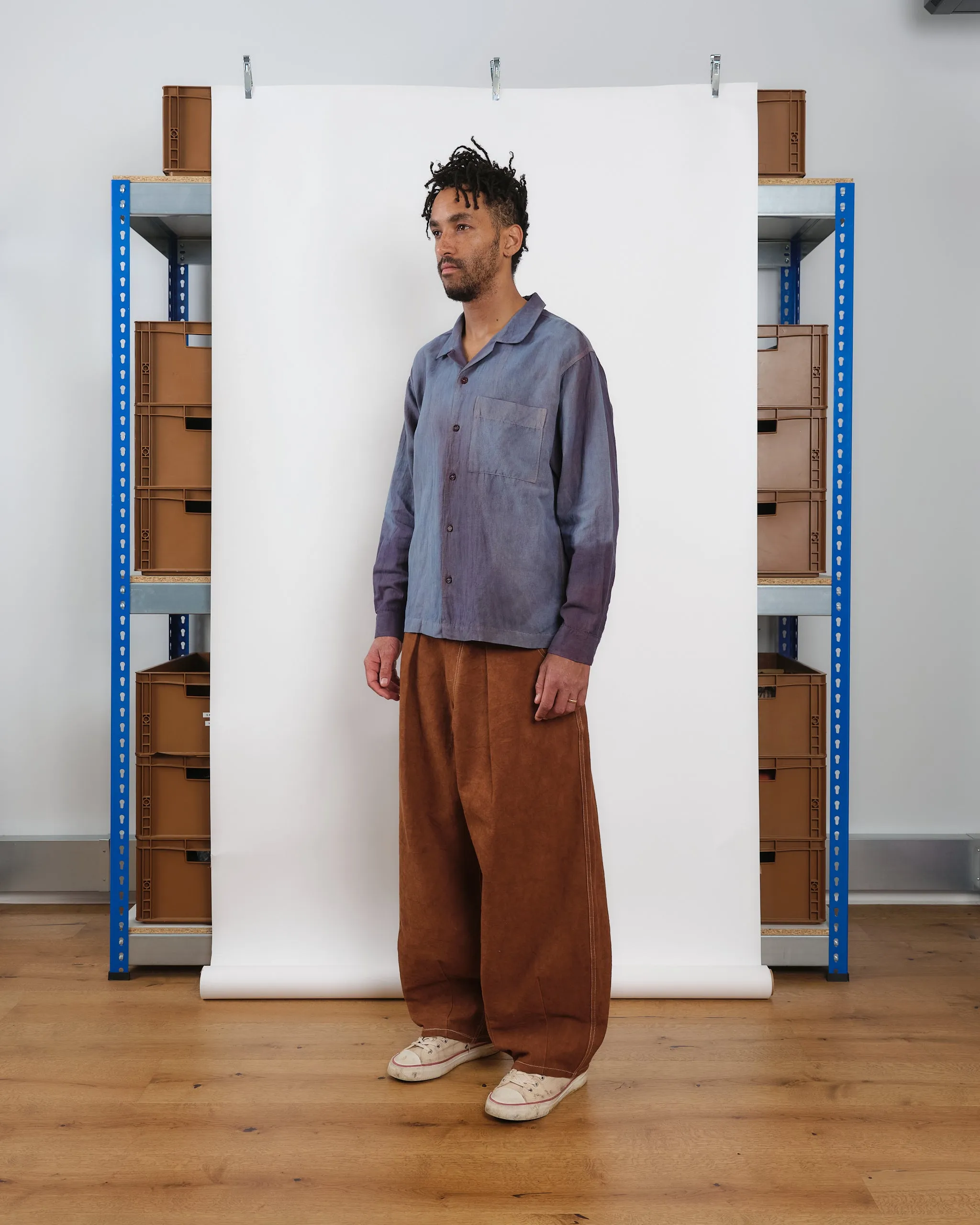 Microfiber texture Everyday Chic Greetings Shirt LS - R.T.S. CO-200ASF