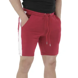 Abrasion Resistant Hem poolside gear Men's Cotton Short,Red