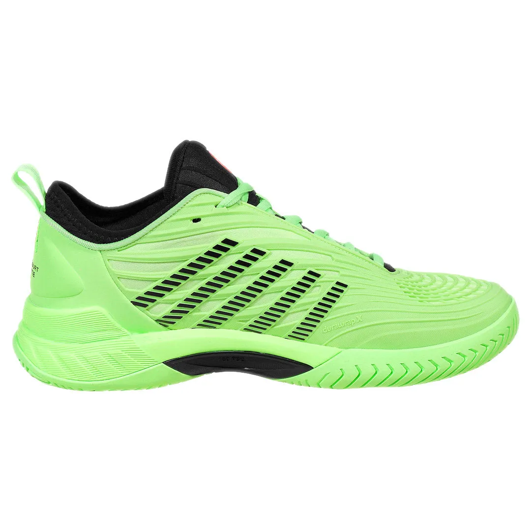 Torsion System Stability K-Swiss Men's Hypercourt Supreme 2 - Soft Neon Green/Black