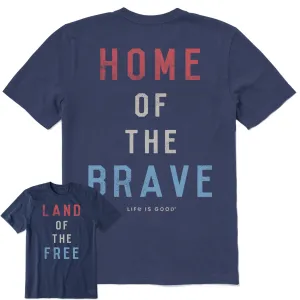 Travel convenience Men's Land of The Free Short Sleeve Tee