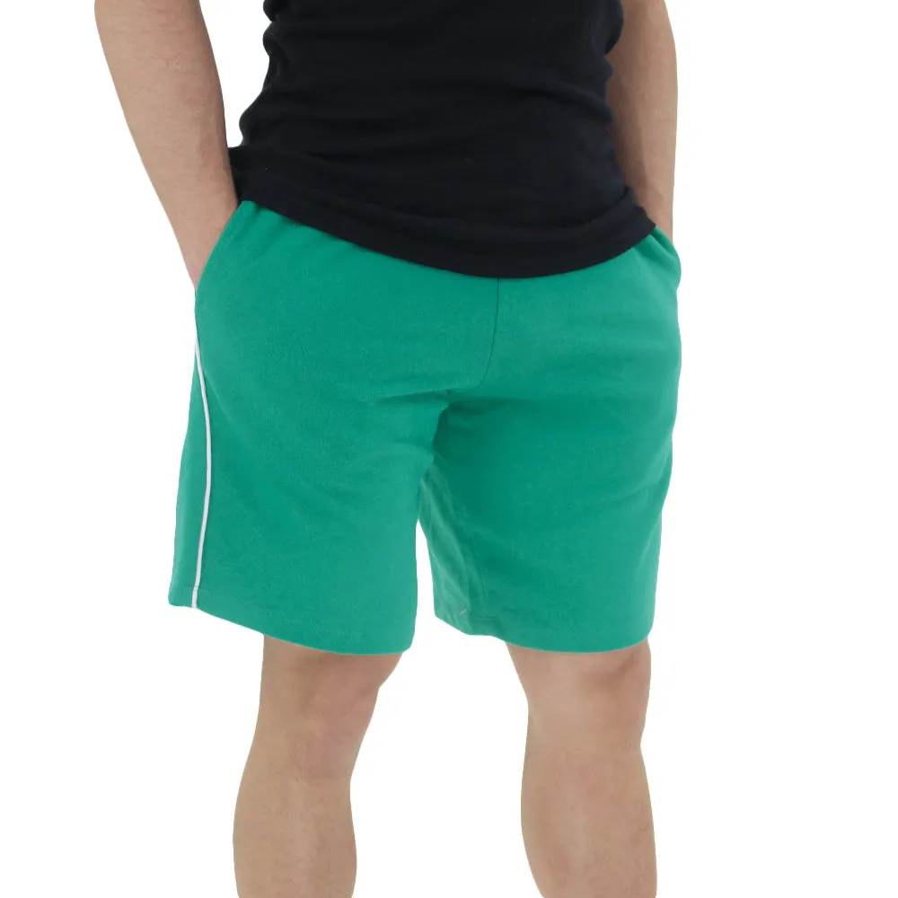 Men's Plain Cotton Short,Green Free Fit Cool Design