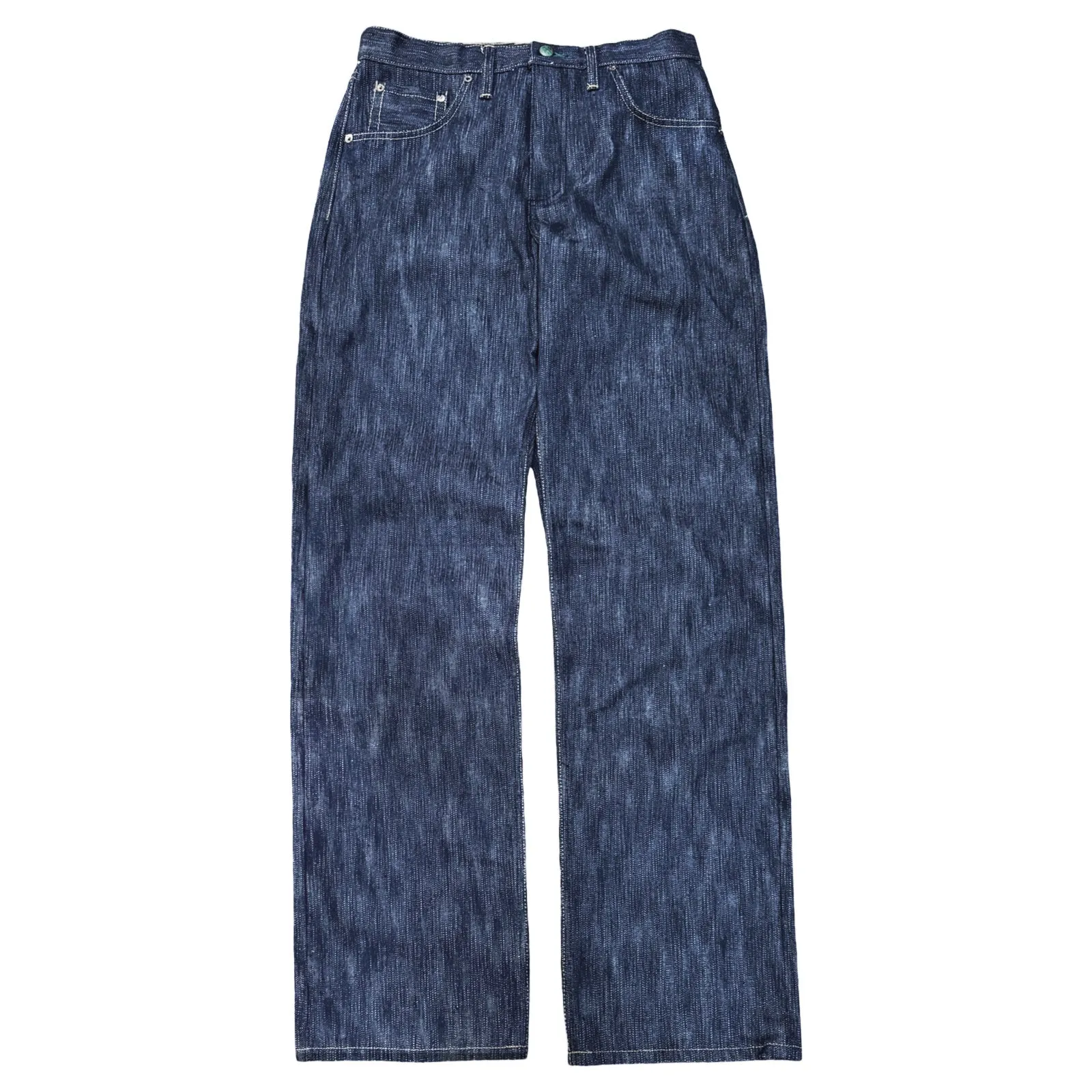 Smokestack Tokushima Shoai Hank Dyed denim (Natural plant dyed Indigo) Comfortable Fit Design