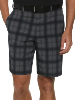 Men's Adaptive Stretch Fabric Golf Short,Grey Anti - odor