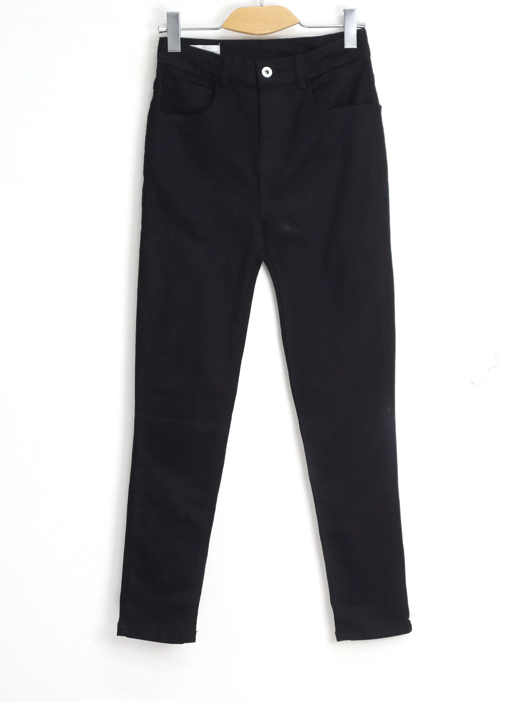 Classic Fit Women's Plain Skinny Jeans,Black