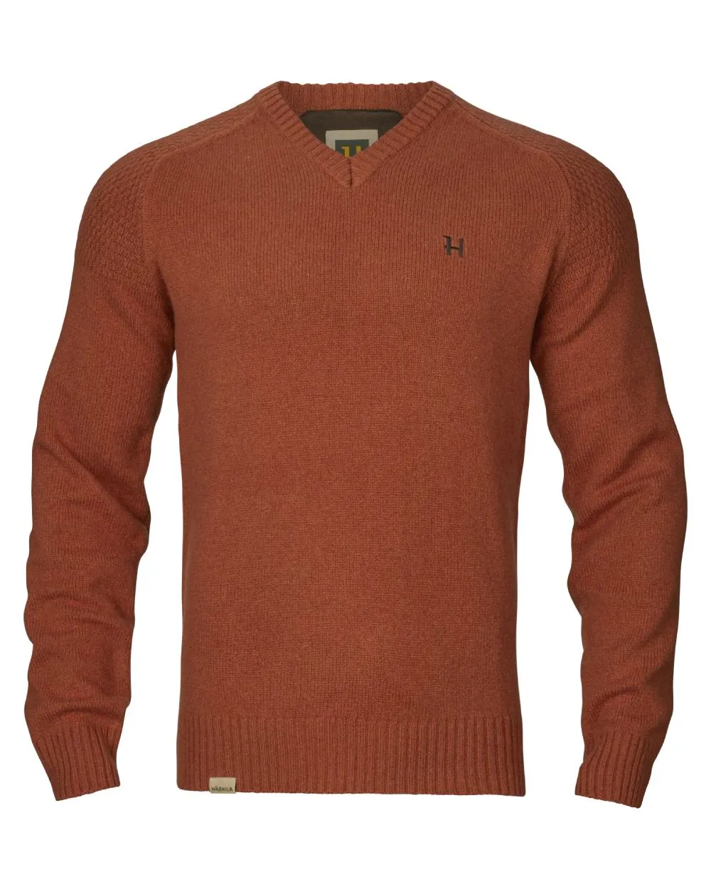 MultiPocket Design Harkila Vincent Merino V-Neck Pullover