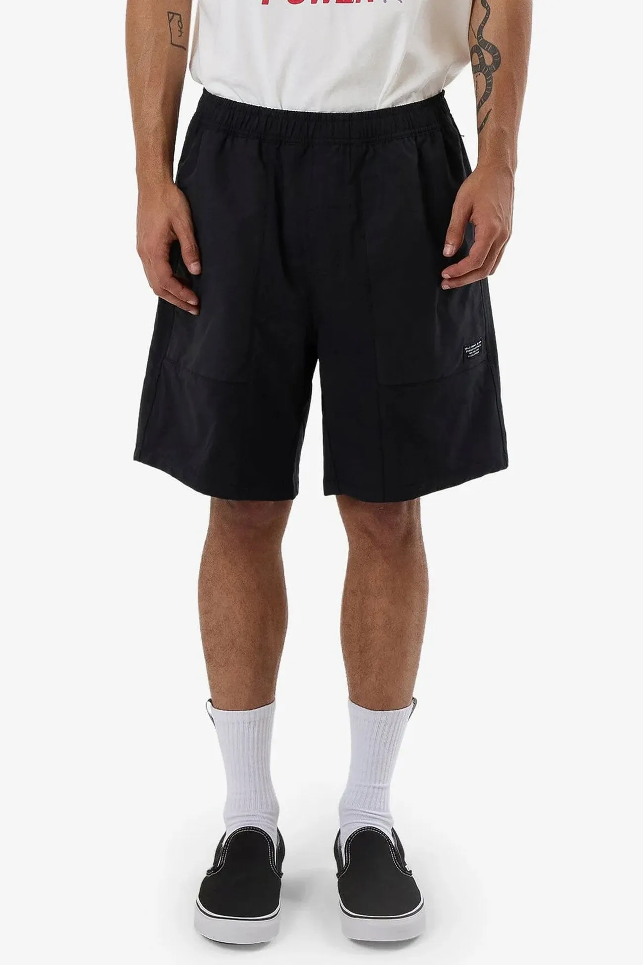 Daily Casual Sporty Fit Hidden Short Black