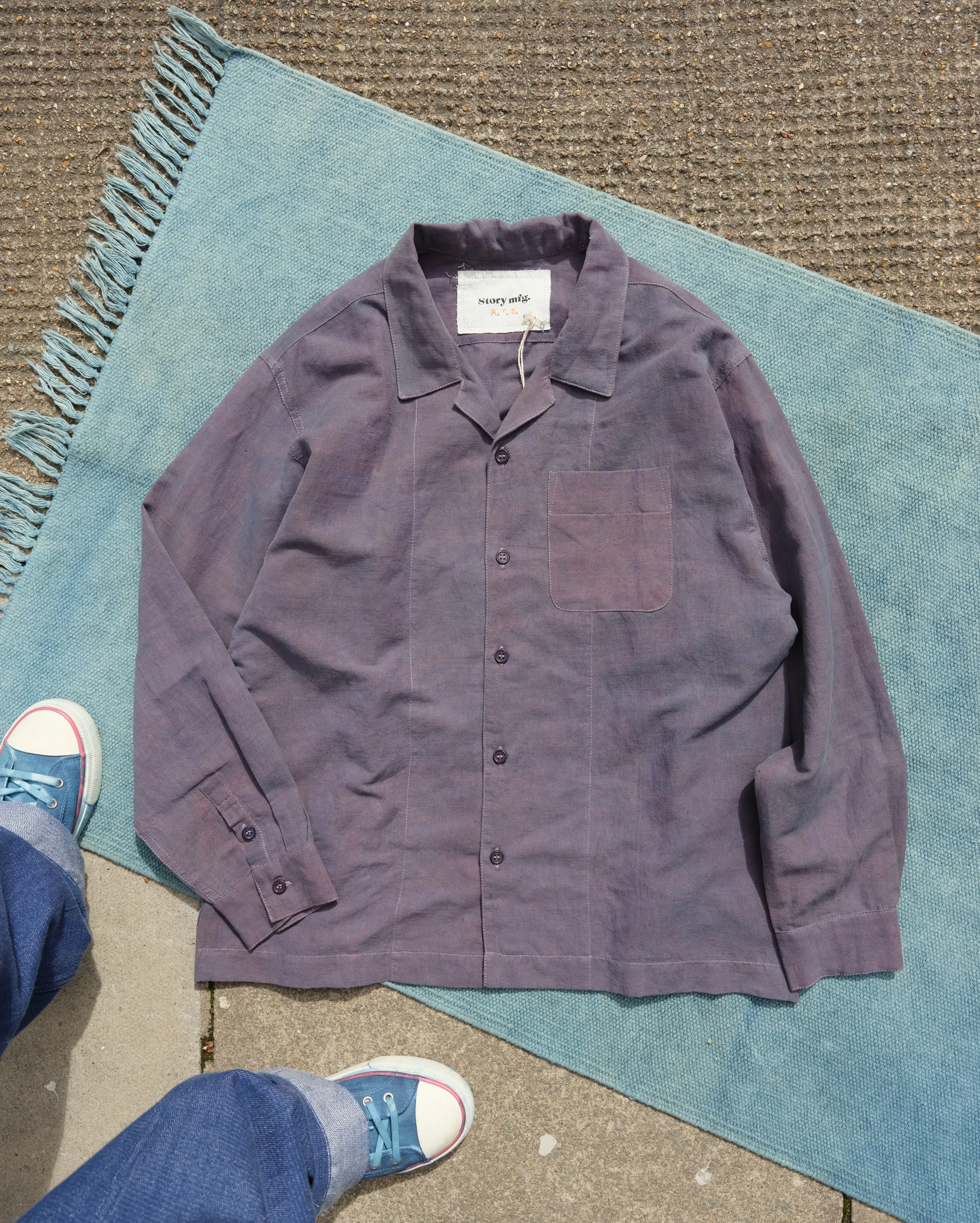 Distillers Shirt LS - R.T.S. CO-200A Breezy Design Textured Surface