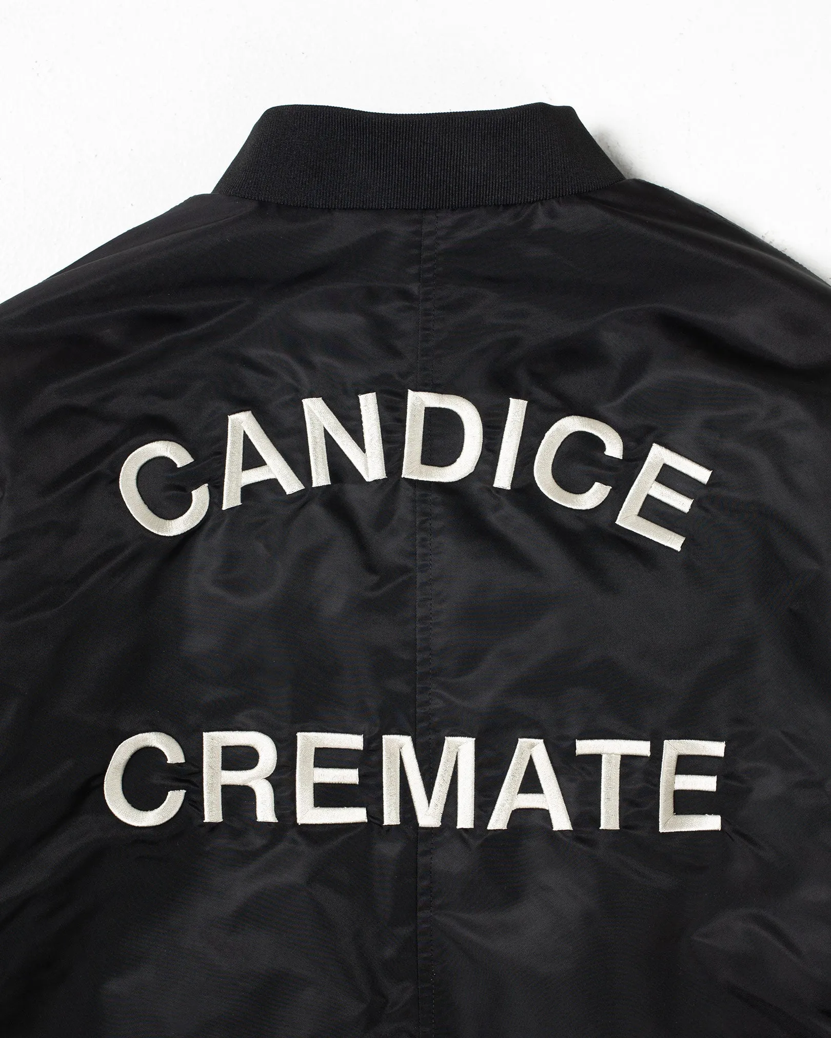 Anti Pilling Fabric Bonded Edge Finish Acacia Bomber Jacket