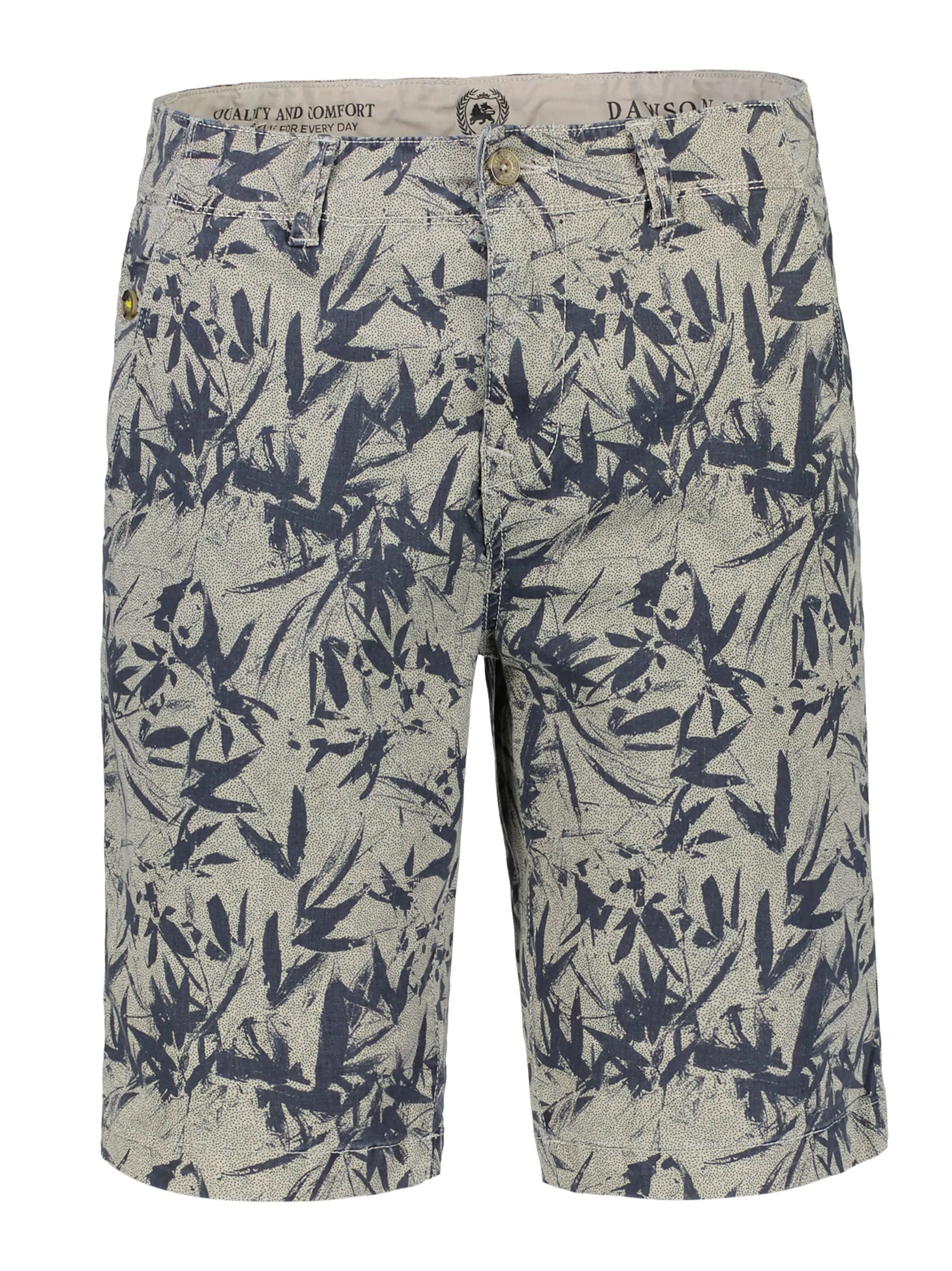 Men's Washed All Over Short,Grey/Navy tall sizing