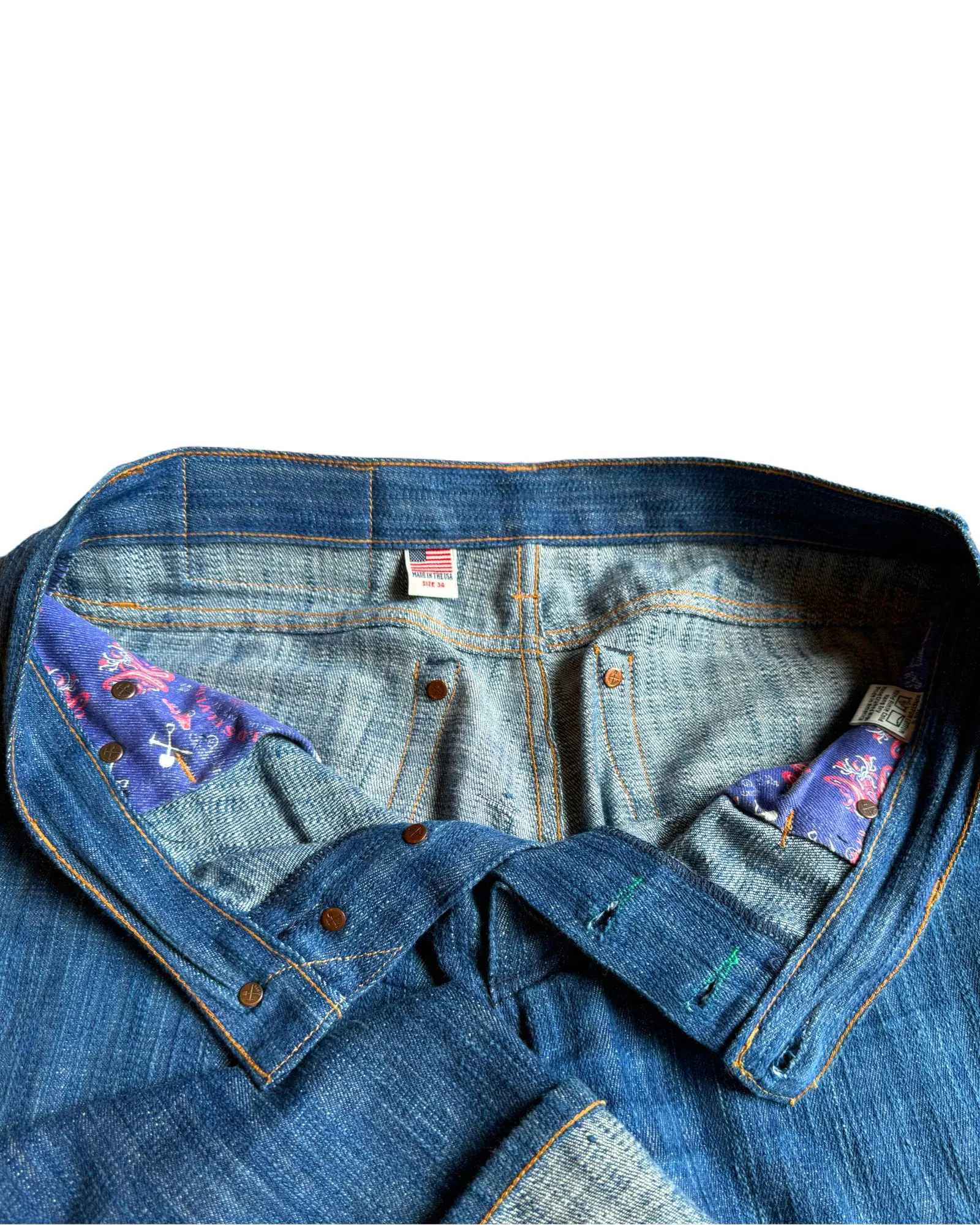 Smokestack 12 oz handloom natural indigo dyed denim Premium Look Classic Office Wear