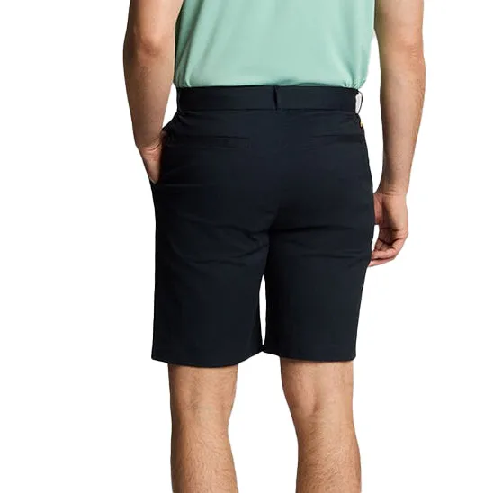 Breathable Mesh Panels Lyle & Scott Course Stretch Golf Shorts - Dark Navy