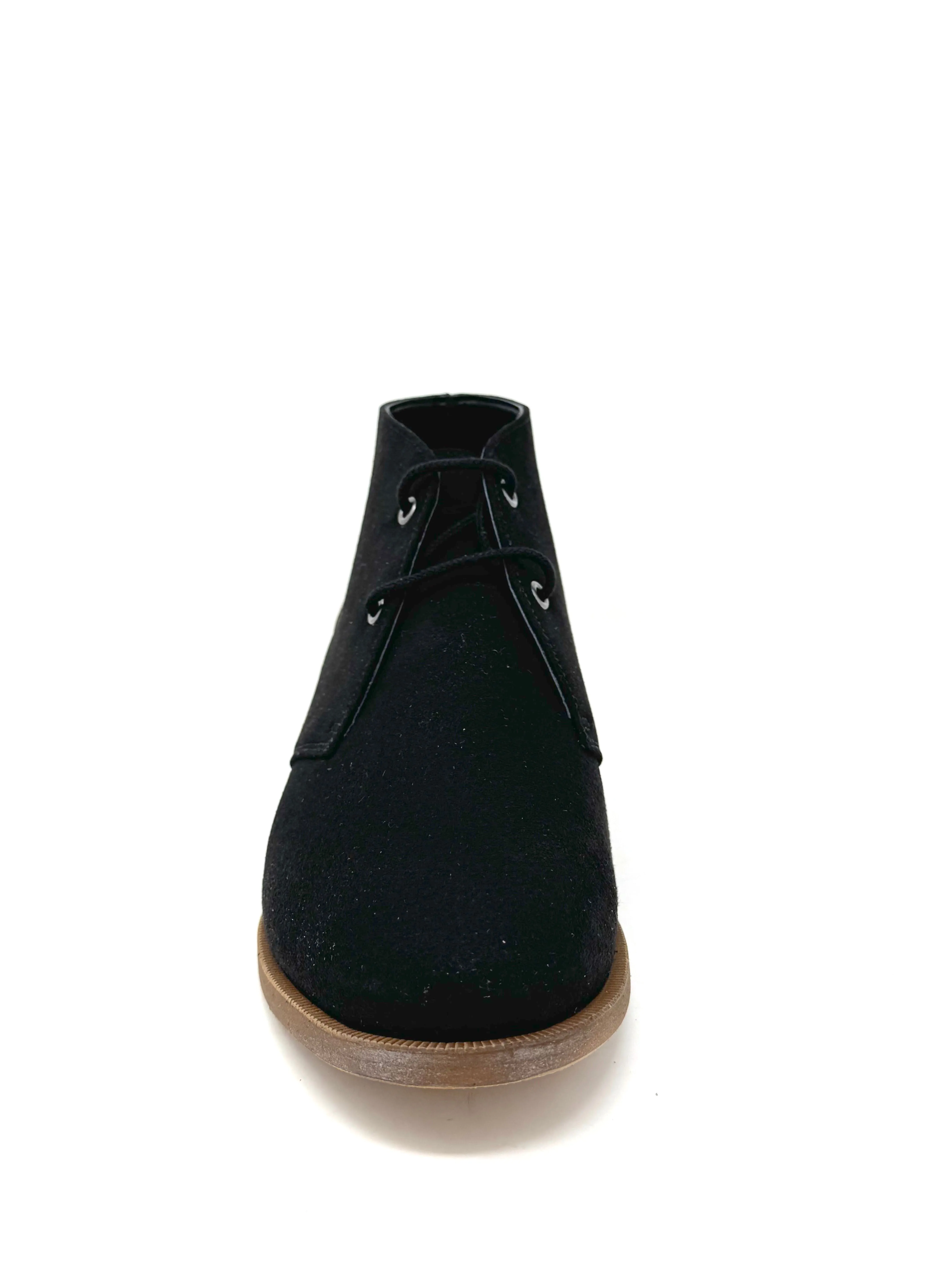 Katie Bootie in Black Suede from Novacas Eco Material Functional Minimalist Seamless Comfort Active Nomad