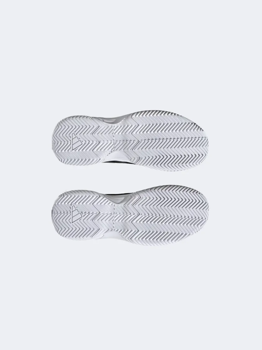 Adidas Gamecourt 2.0 Women Tennis Shoes Black/Silver Metalic Spring Jump Dual Density Foam Layers