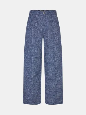 Nara Printed Pants Printed Chunky Twill Modern Minimalist Creative Look Home Comfort