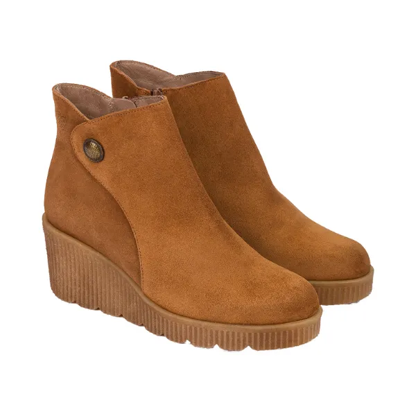 High-quality Textured Grip Pattern Nassima Women's Madona Camel