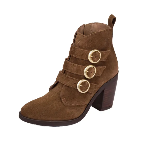 Tough Weather Nassima Women's Tours 005 Brown Suede