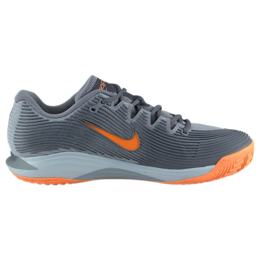 Nike Men's Air Zoom Vapor 12 - Clay - Ashen Slate/Obsidian Soft Collar Padding