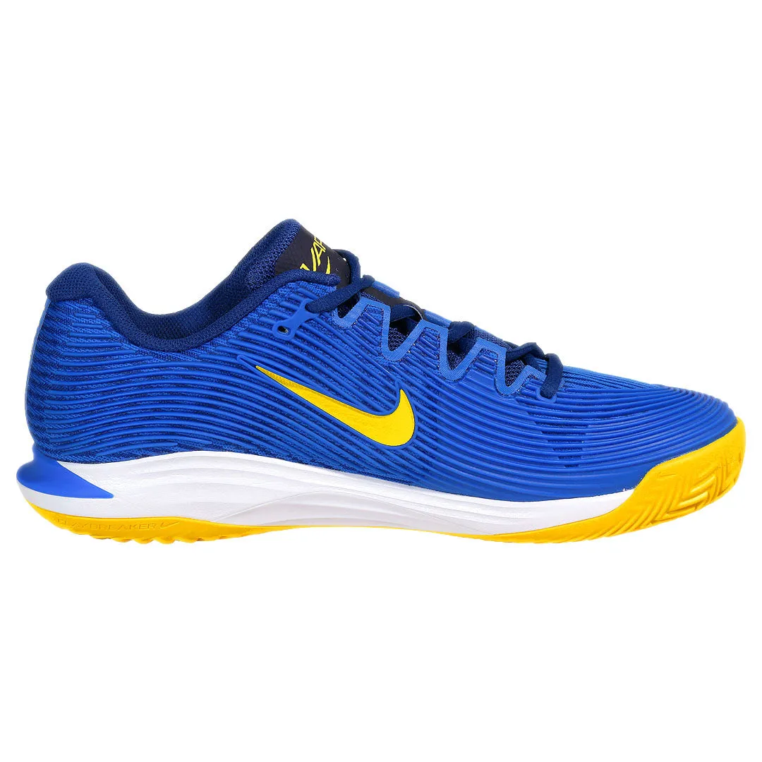 Nike Men's Air Zoom Vapor 12 - Clay - Racer Blue/Lightening Abrasion Resistant Materials