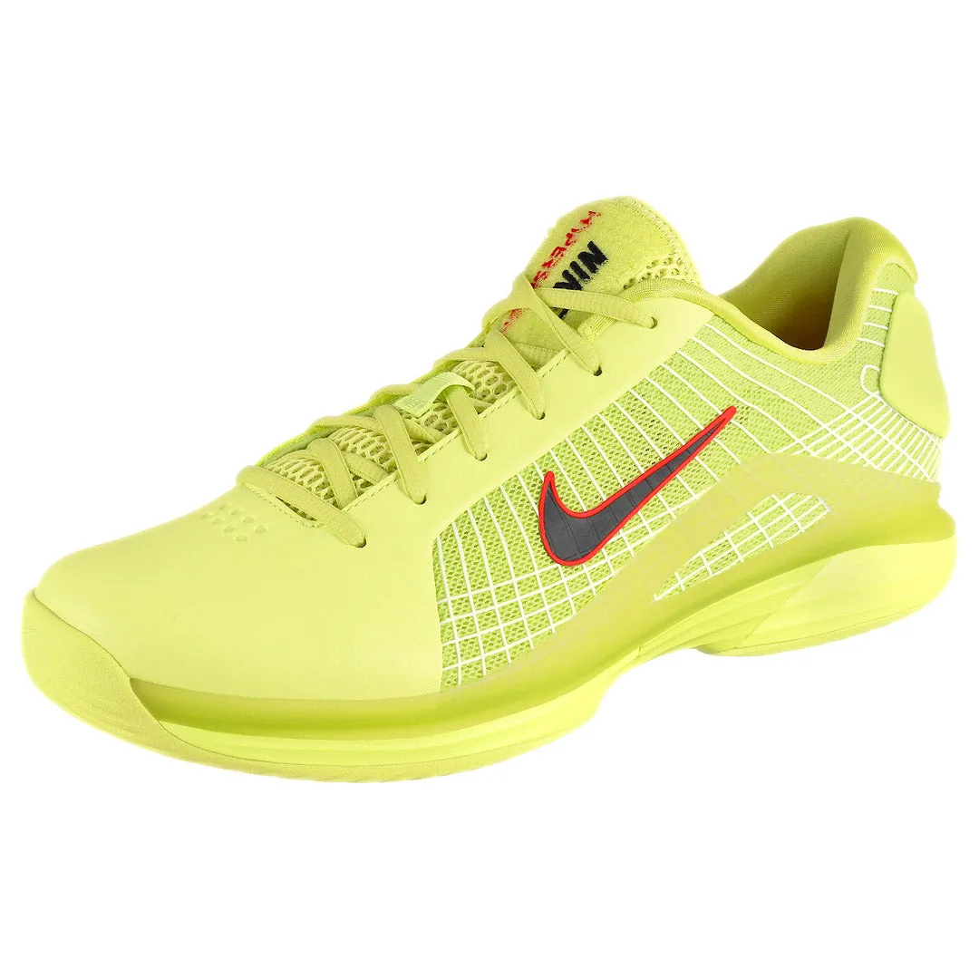 Nike Men's Air Zoom Vapor 12 Hypersmash - Light Lemon Twist/Black Unisex Fit Temperature Regulating Liner