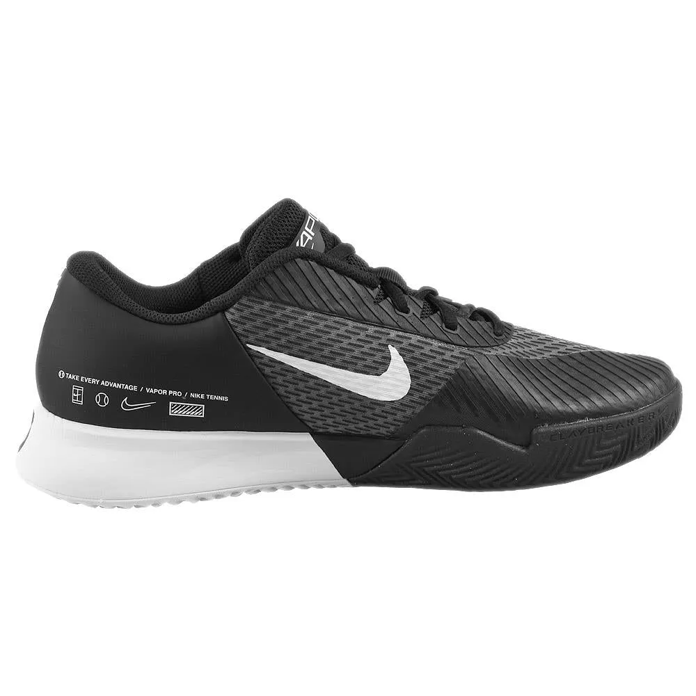 Trail Fit Nike Men's Air Zoom Vapor Pro 2 - Clay - Black/White