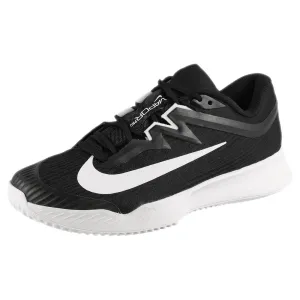Nike Men's Air Zoom Vapor Pro 3 - Clay - Black/White Workout Support Dynamic Heel Support
