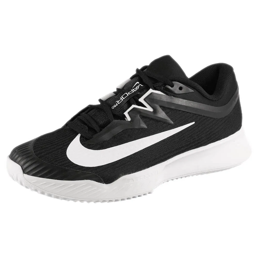Nike Men's Air Zoom Vapor Pro 3 - Clay - Black/White Workout Support Dynamic Heel Support